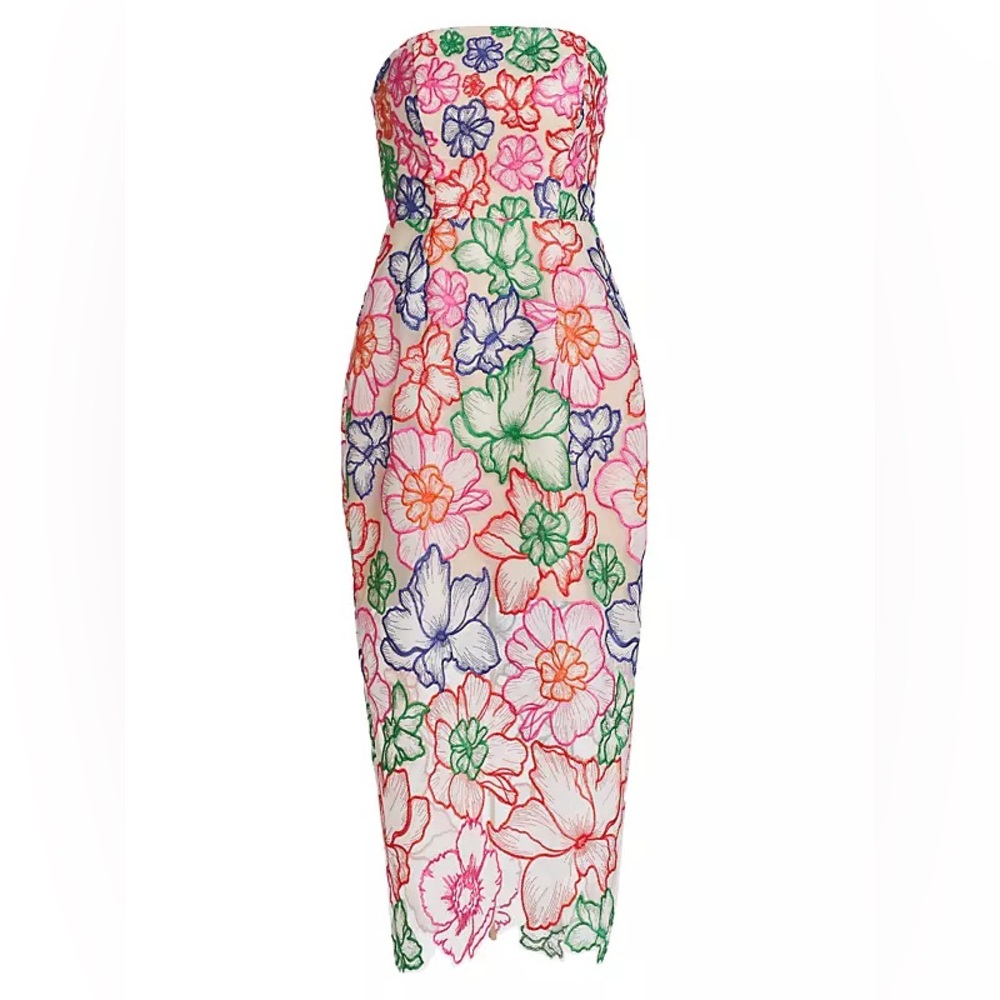 Milly Brand Cascading Floral Embroidered Dress

Size 10